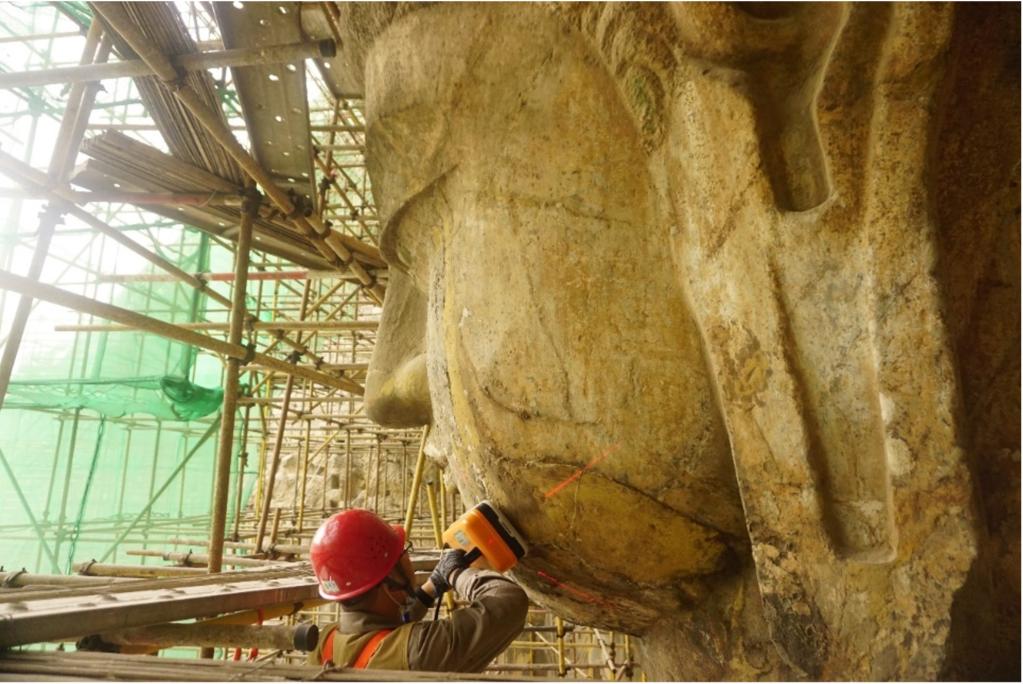 洛阳龙门石窟最新考古发现 揭开卢舍那大佛千年前“风华”