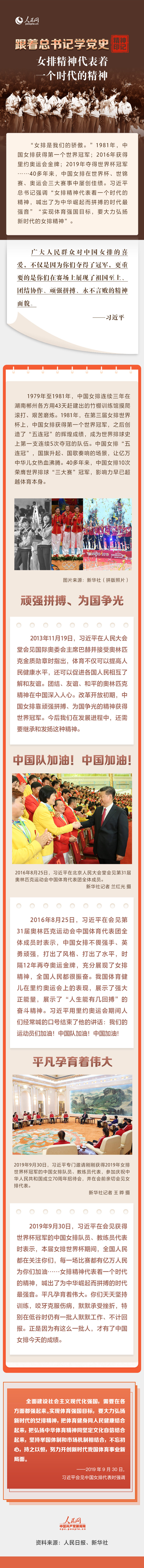 跟着总书记学党史·精神印记丨女排精神代表着一个时代的精神