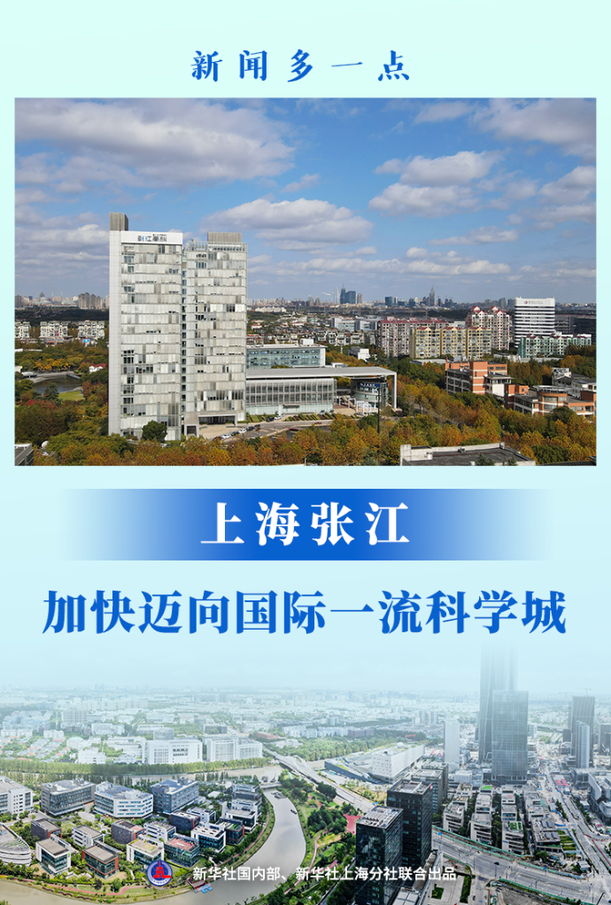 新闻多一点丨上海张江：加快迈向国际一流科学城