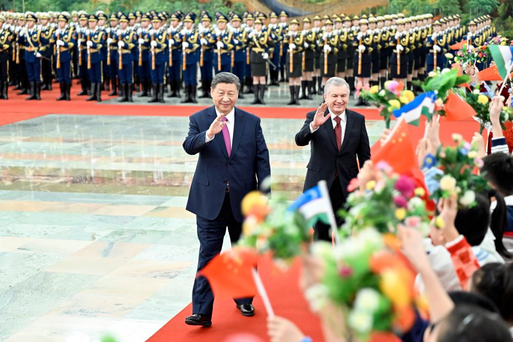 元首外交 - 中国同乌兹别克斯坦续写友好合作新篇章