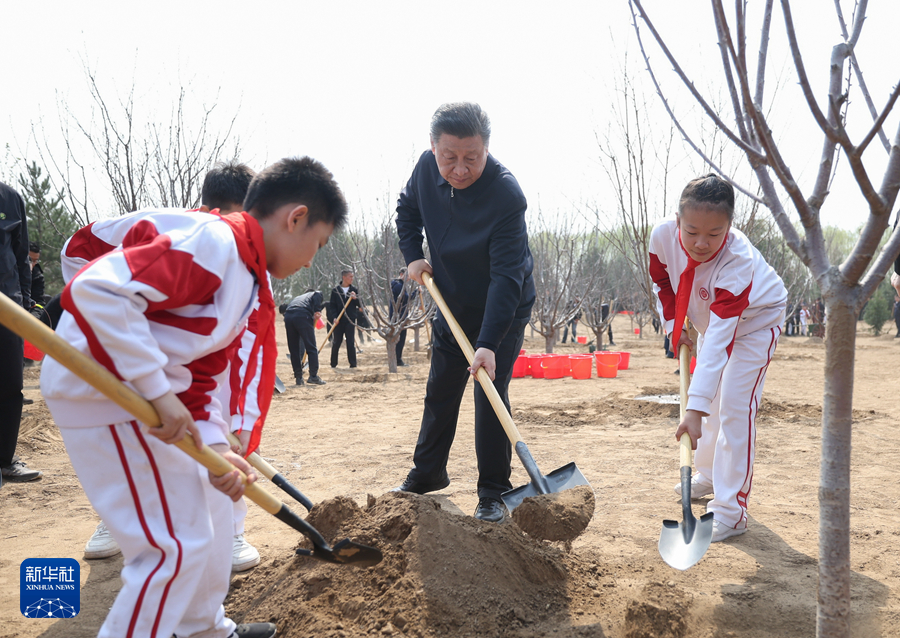 习近平在参加首都义务植树活动时强调 全民植树增绿 共建美丽中国