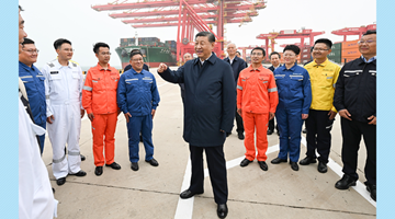 第一观察丨领会总书记多次考察港口的深意