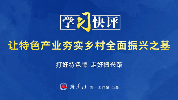 学习快评丨让特色产业夯实乡村全面振兴之基
