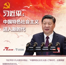 习近平：中国特色社会主义进入新时代