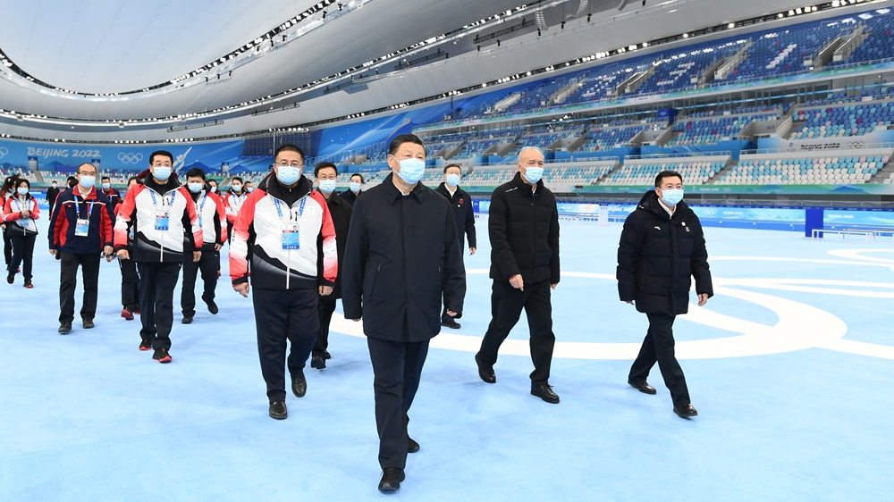 习近平在北京考察2022年冬奥会、冬残奥会筹办备赛工作