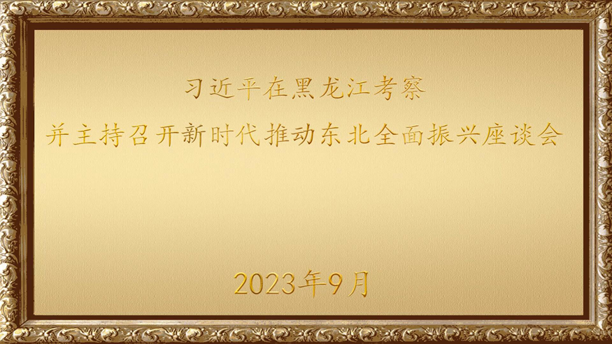 金色相框丨习近平在黑龙江考察 并主持召开新时代推动东北全面振兴座谈会