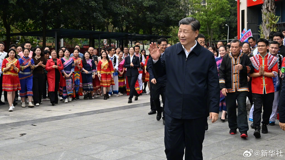 习近平在广西南宁市考察调研