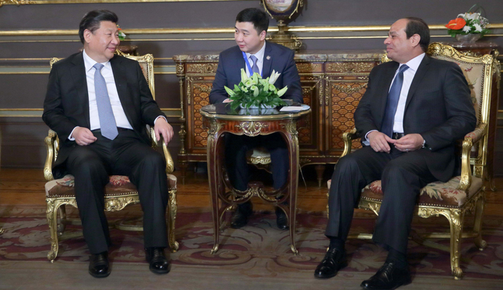 习近平会见埃及总统塞西