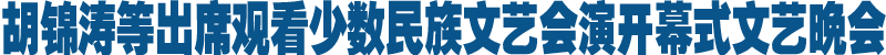 第四届全国少数民族文艺会演在京开幕 胡锦涛温家宝贾庆林李长春出席观看开幕式文艺晚会