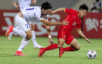 中国足球艰难前行