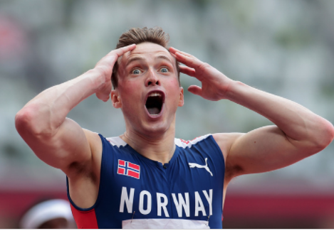 卡斯滕·沃霍尔姆（挪威，男，25岁，跨栏）