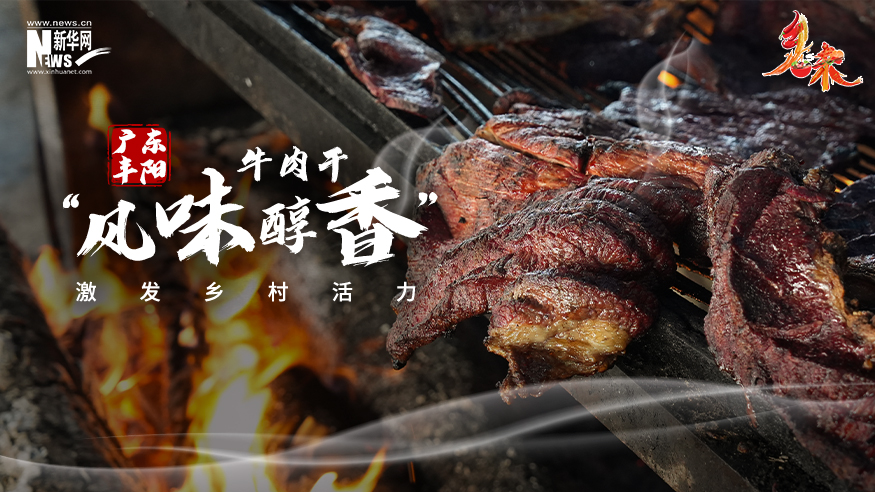乡味｜广东丰阳：牛肉干“风味醇香” 激发乡村活力