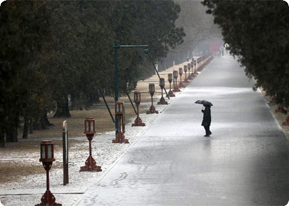 　北京又飘雪