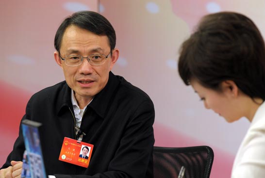 全国人大代表沈健做客新华网