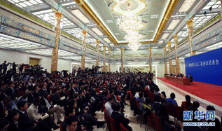 总理李克强答记者问现场