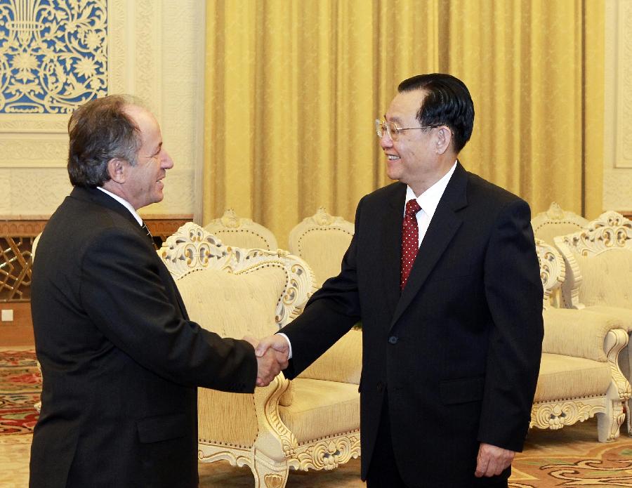 王刚会见希腊经济社会理事会主席