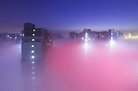 重度污染下的迷幻北京