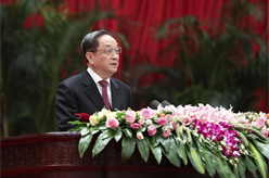 全国政协办公厅、中共中央统战部、国务院侨办、国务院港澳办、国务院台办联合举行国庆招待会　俞正声致辞