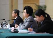 李斌听取现场记者提问