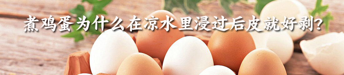 煮鸡蛋为什么在凉水里浸过后皮就好剥？