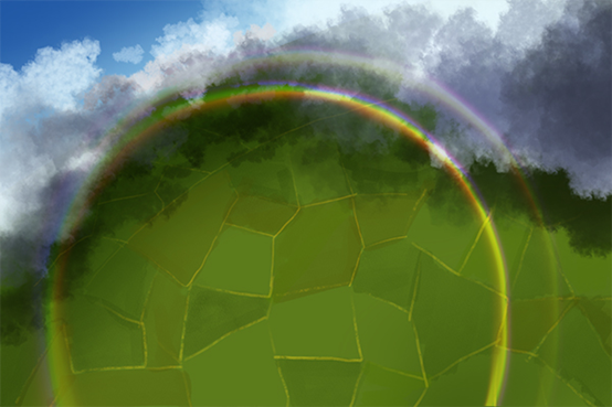 彩虹为什么是圆的？