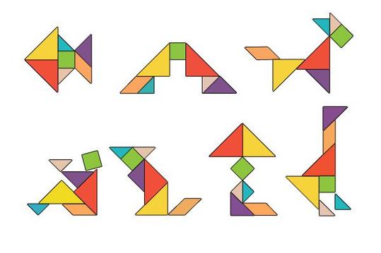 趣味丰富的七巧板