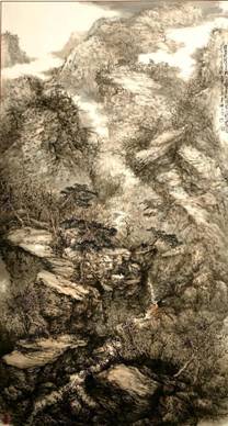 《山居图》 180cmX90cm 2019年