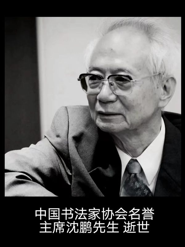 中国书法家协会名誉主席沈鹏先生逝