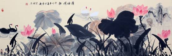 荷塘情趣 240cmX80cm.jpg