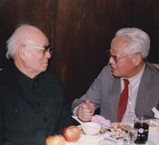 曾涛（右）与李可染