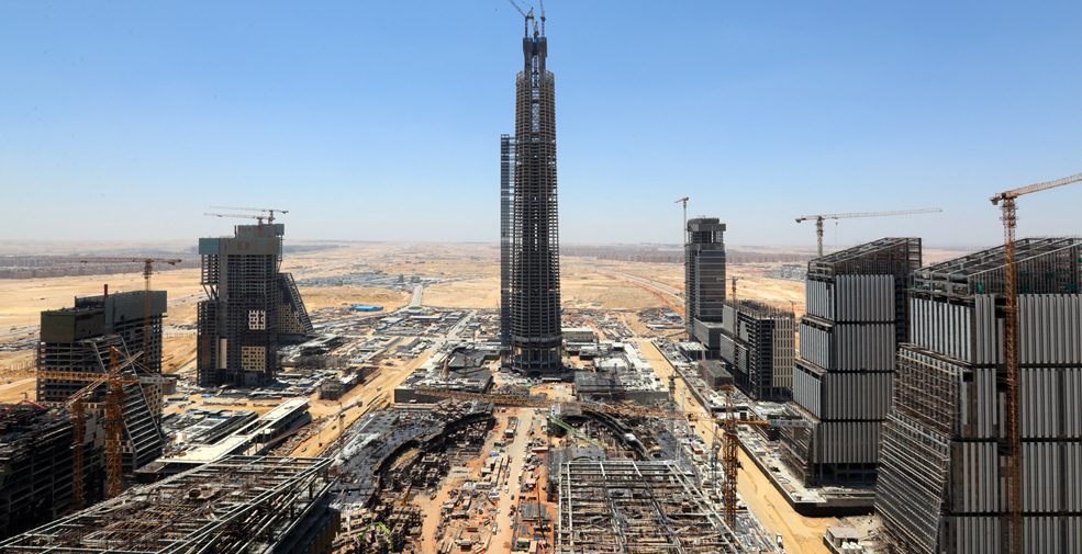 通讯：中企承建的非洲地标建筑主体封顶