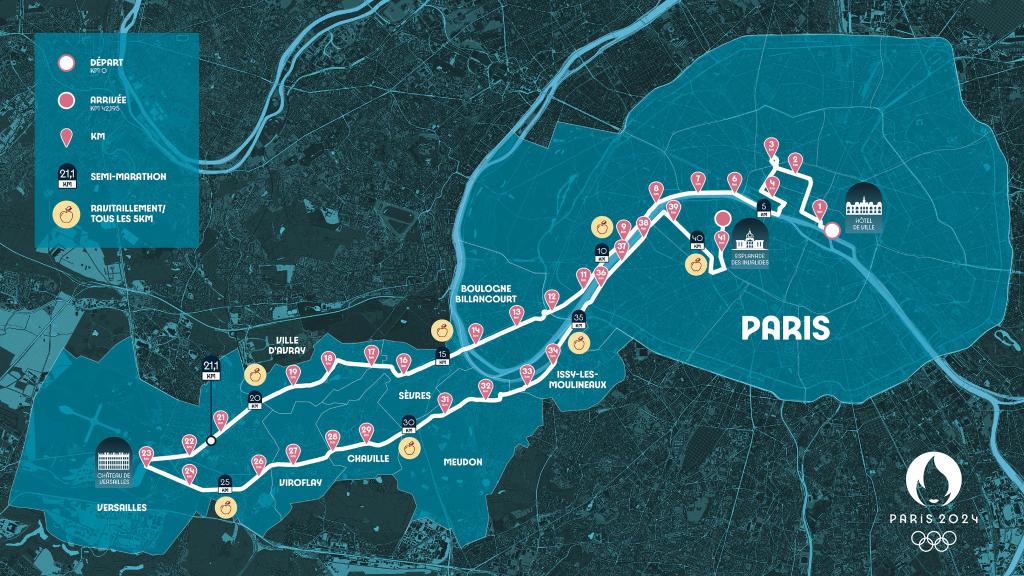 《【无极2网上平台】巴黎奥运会马拉松比赛线路公布 历史与挑战并存》