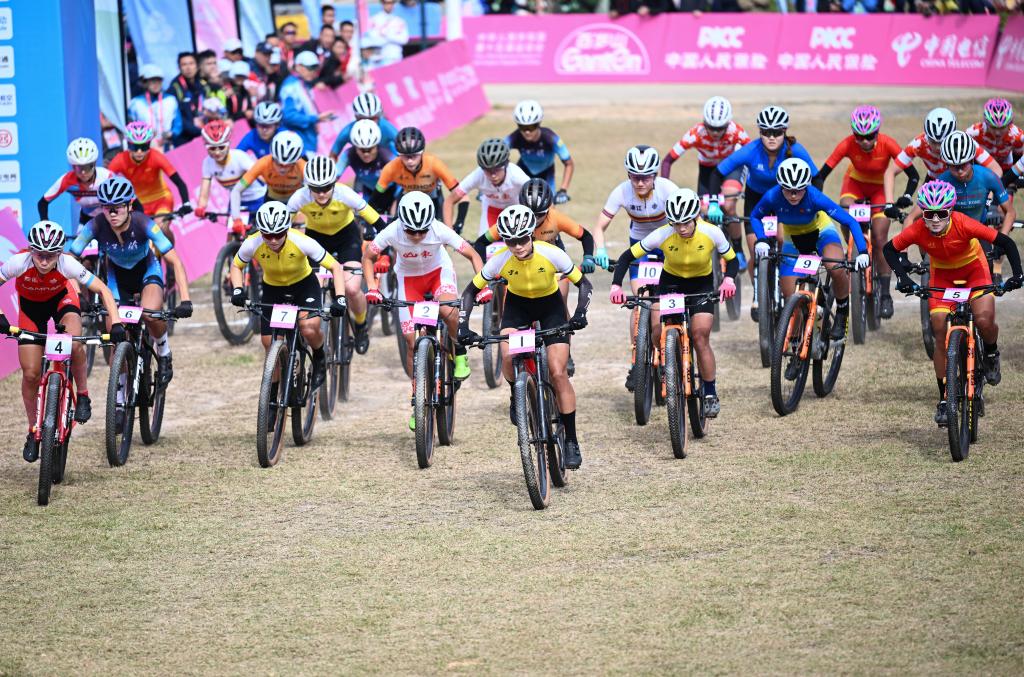 全運(yùn)會(huì)｜云南隊(duì)包攬山地自行車男子越野賽前三名