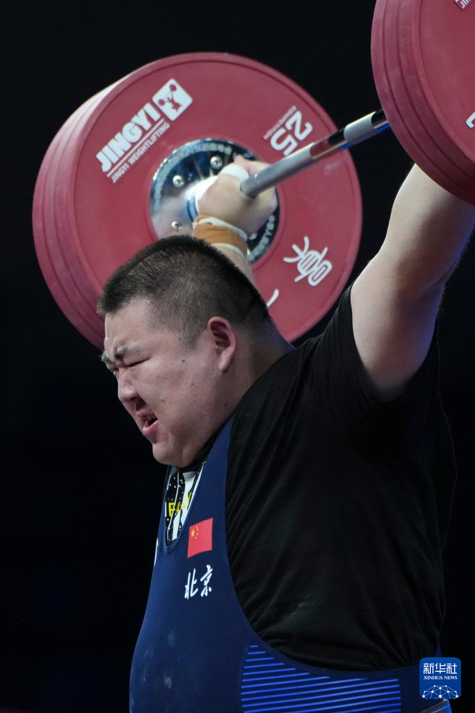 全运会｜举重——男子109公斤以上级决赛：河北队选手张喜亮夺冠