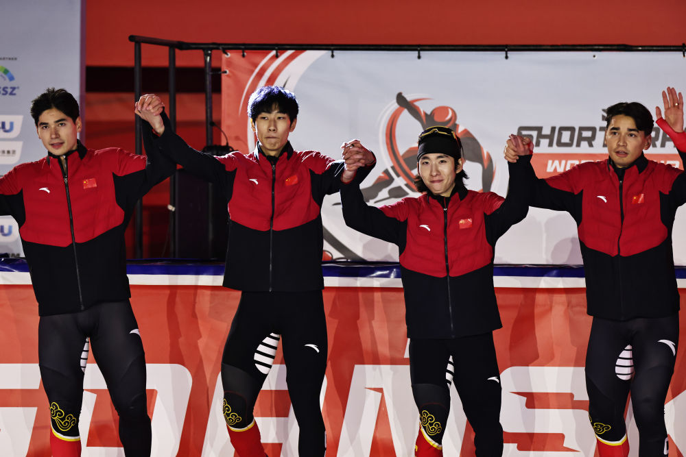 短道速滑世巡賽格但斯克站中國隊男子接力奪銀