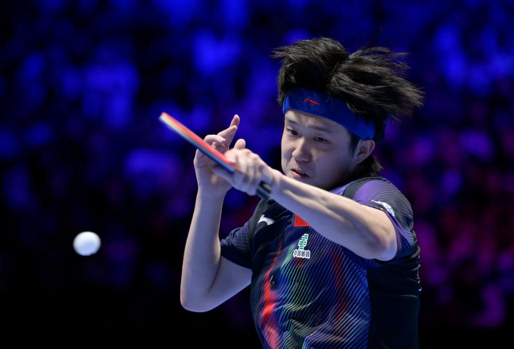澳门乒乓球世界杯：国乒八人晋级16强