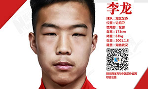 超新星系列｜中国足协"2024奥运希望之星"(24):梦想披上国家队战袍的李龙