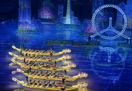 第十三届全运会开幕式文体展演侧记：健康中国逐梦远航