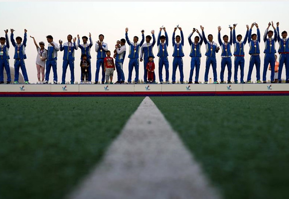 高清组图：全运会曲棍球男子决赛，辽宁队夺冠