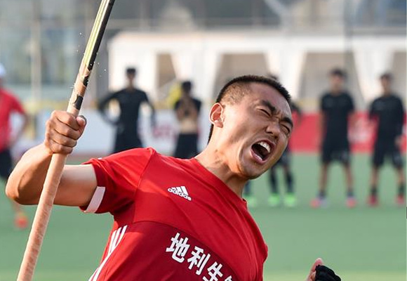 高清组图：全运会曲棍球男子决赛，辽宁队夺冠