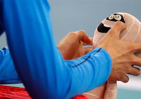 高清组图：全运会田径赛前的鼓励