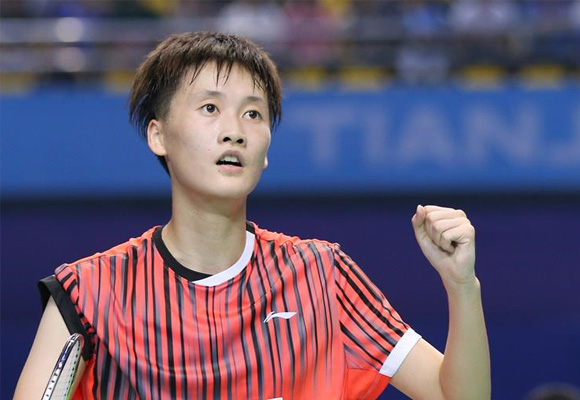 高清组图：全运会羽毛球女子单打，陈雨菲夺冠