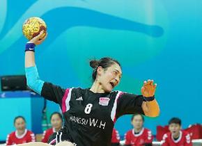 高清组图：全运会女子手球江苏队夺冠