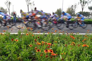 高清组图：全运会女子公路个人赛赛况