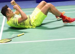 全运会羽毛球收官，林丹实现四连冠