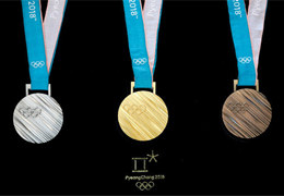 2018平昌冬奥会奖牌发布，融入了韩文和韩服元素