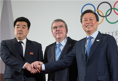 国际奥委会发布朝韩会谈官方视频