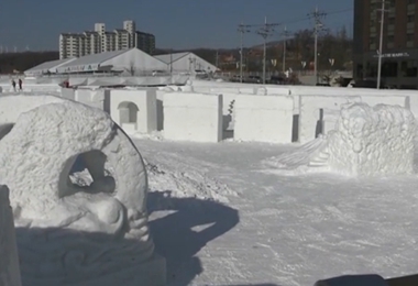 平昌雪雕 助力冬奥