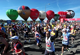 伦敦马拉松赛完赛人数首次超4万，年龄最大者87岁