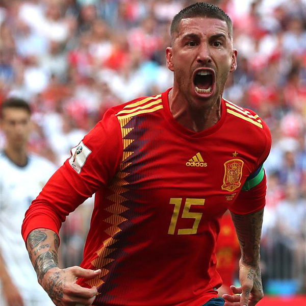 八分之一决赛：西班牙队得分